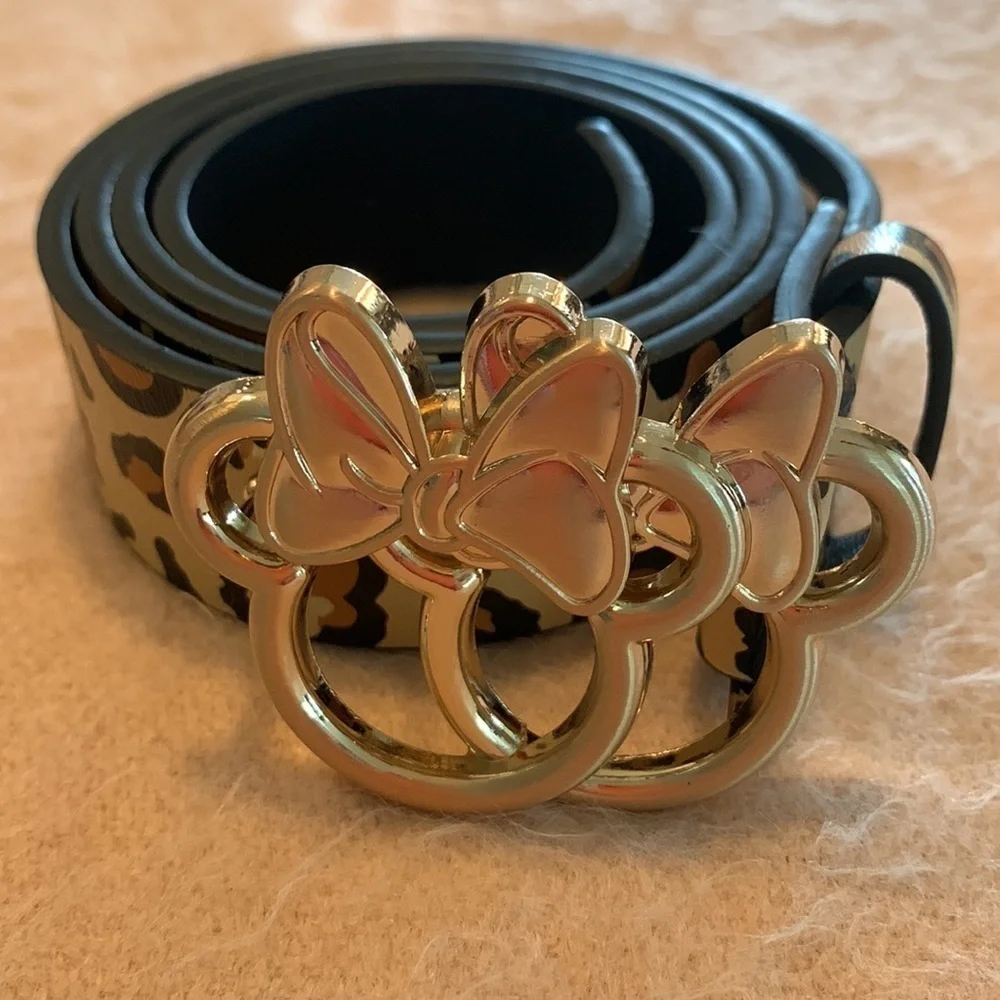 Disney girls belt animal print 41” long